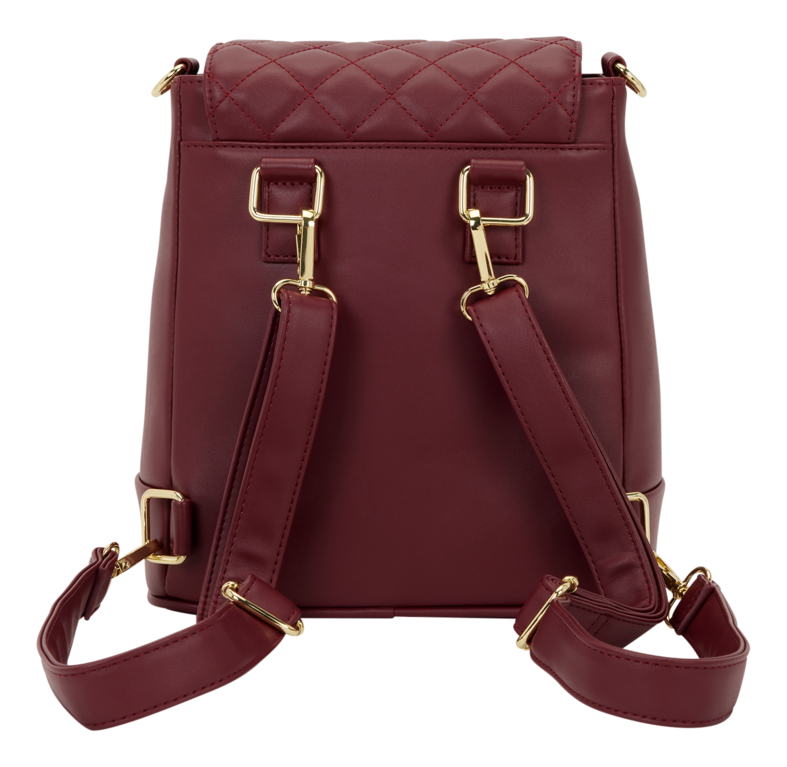 Loungefly - Red Pin Trader Convertible Backpack & Tote Bag - Image