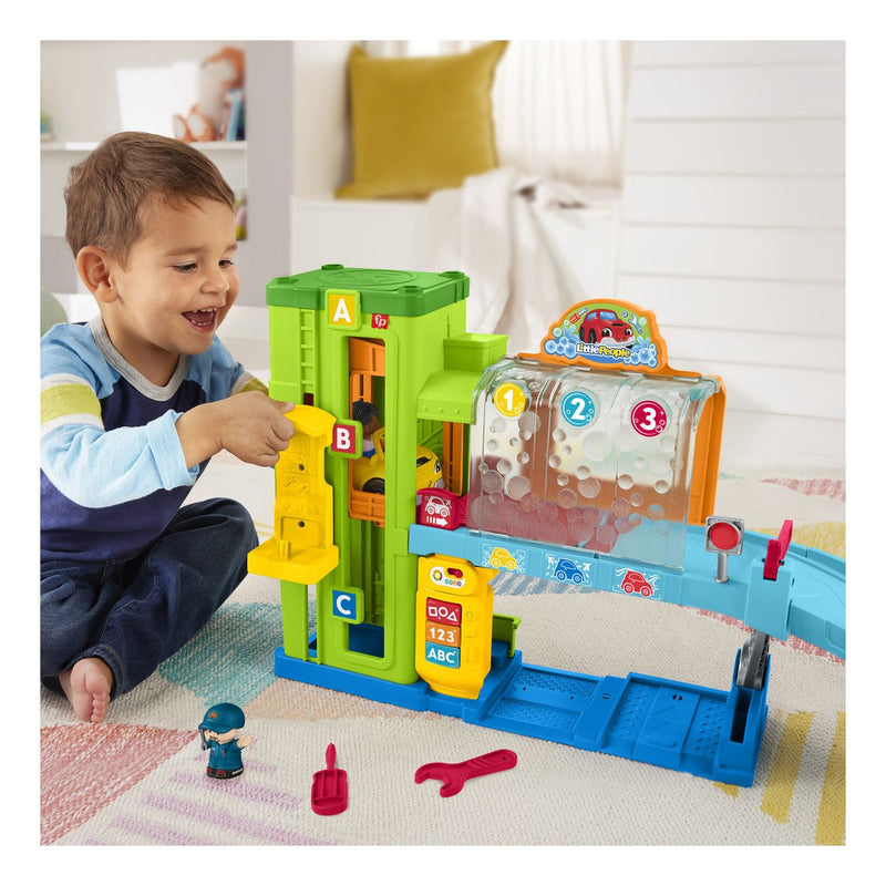 Fisher Price Little People Light-Up Learning Garage - Image