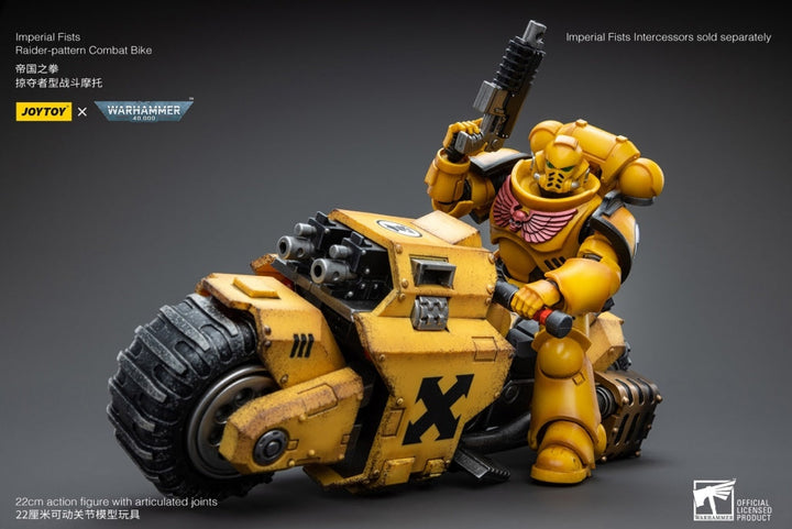 Warhammer 40K 1/18 Scale Imperial Fists Raider-pattern Combat Bike