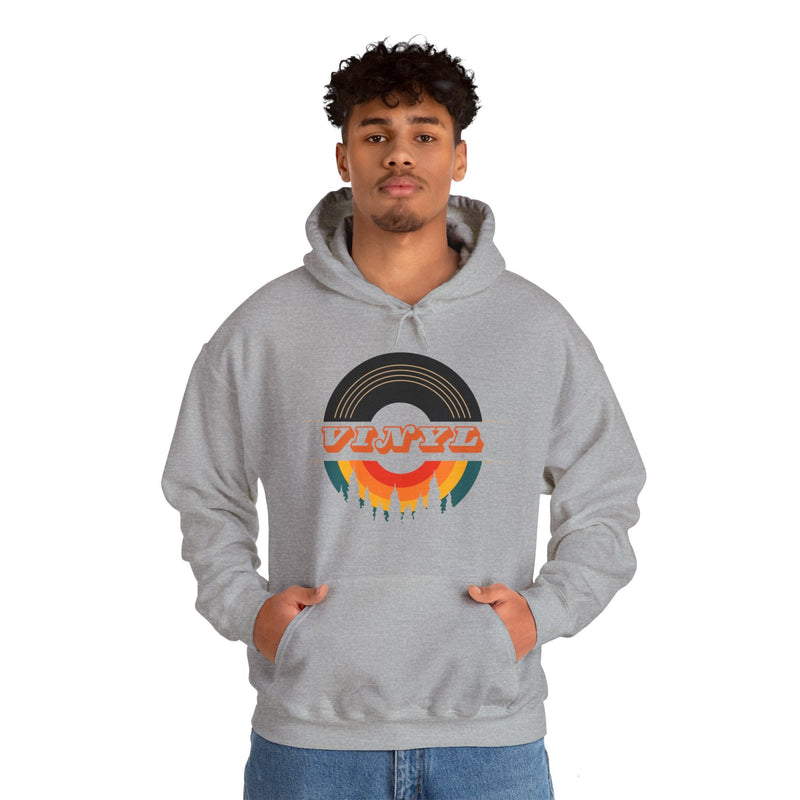 Vinyl Record Logo Men's Hoodie, alternate view