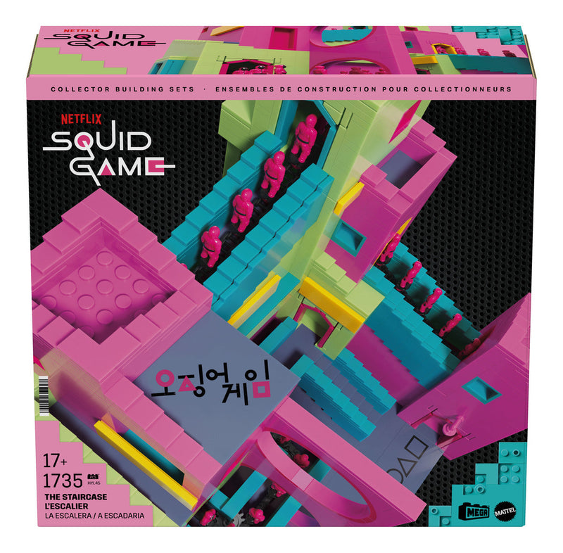 Mega Bloks Squid Game - The Staircase, packaging shot