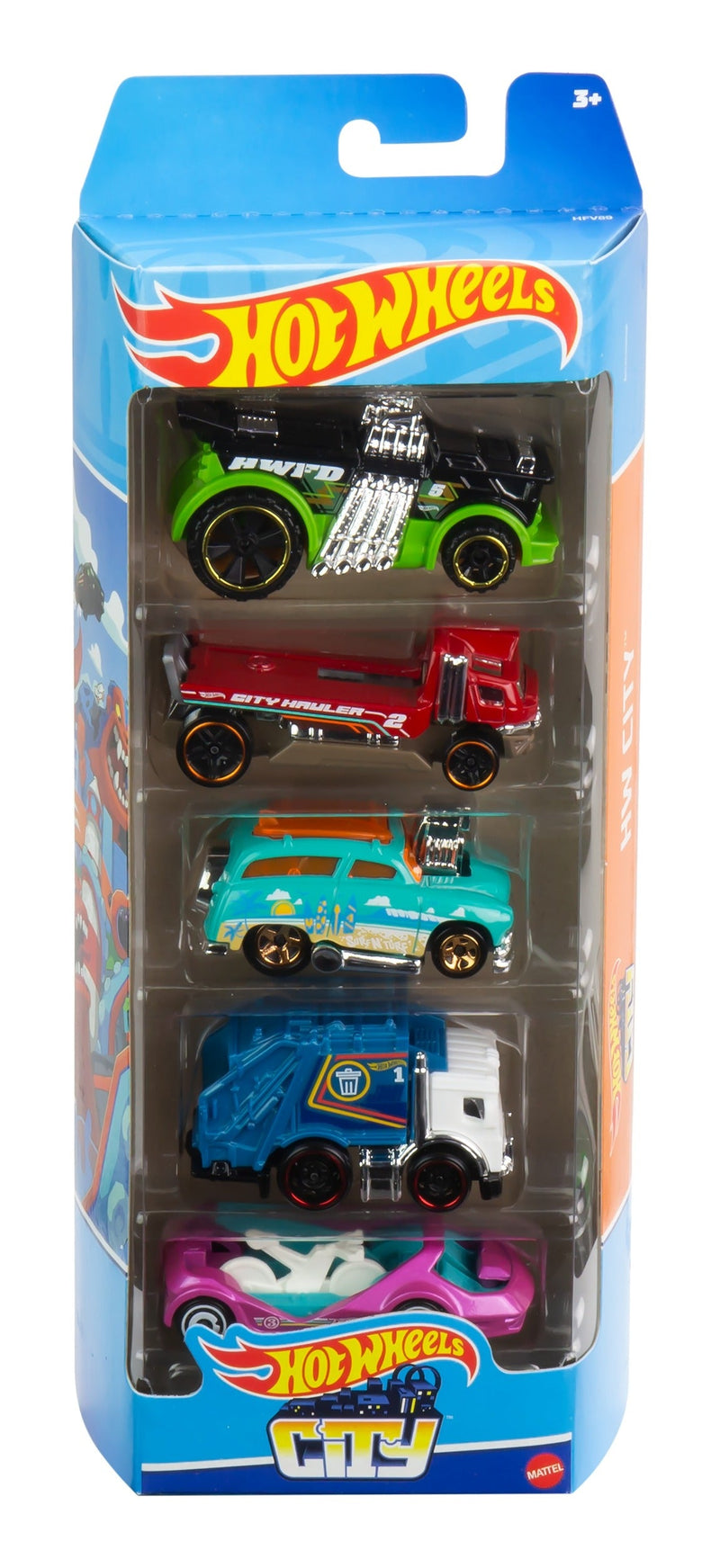 Hot Wheels 5 Car Gift Set, additional view