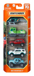 Matchbox 5-Pack Assorted, close-up detail