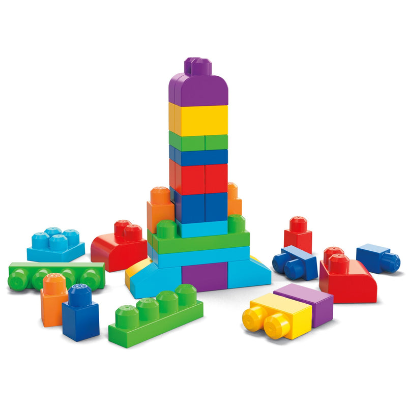 Mega Bloks Big Building Bag Blue, size reference