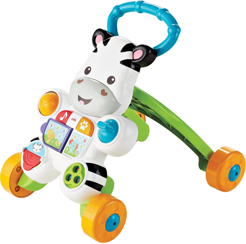 Fisher Price Zebra Walker, side angle