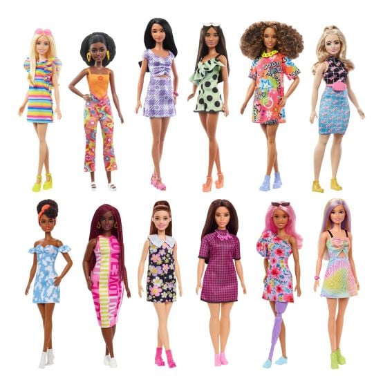 Barbie Fashionista Dolls Assorted, close-up detail