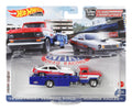 Hot Wheels Premium Team Transport 2-Pack Assortment, in display