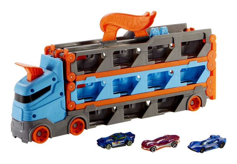 Hot Wheels City Speedway Hauler, rear view
