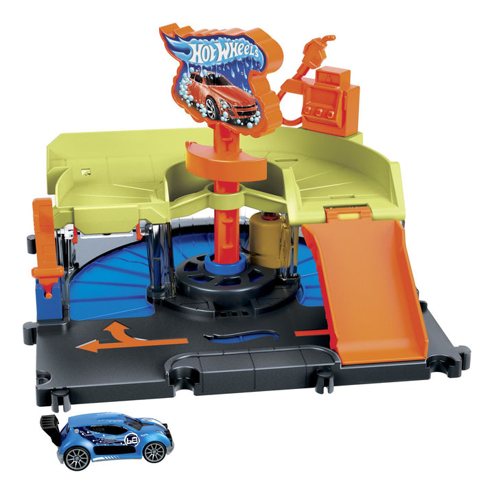 Hot Wheels City Car Wash Speed Clean