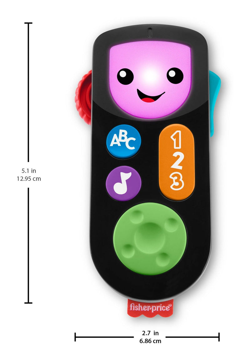 Fisher Price Laugh & Learn Stream & Learn Remote, size reference