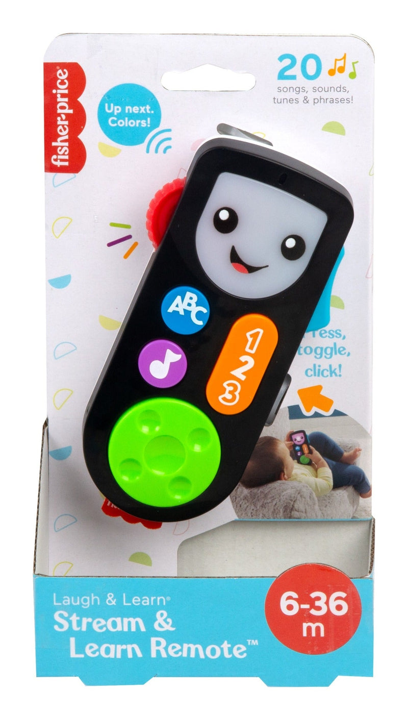 Fisher Price Laugh & Learn Stream & Learn Remote, in display