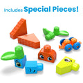 Mega Bloks Bigger Building Bag 150 Pieces, close-up detail