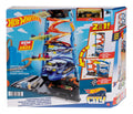 Hot Wheels City Transforming Race Tower Playset, packaging shot