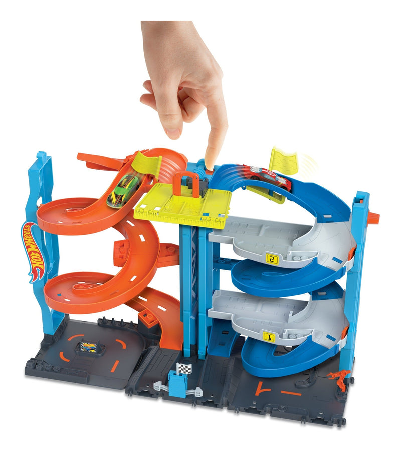 Hot Wheels City Transforming Race Tower Playset, additional view