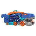 Hot Wheels Ultimate T-Rex Transporter Playset, showing reverse