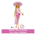 Barbie Movie Barbie Beach Doll, rear view