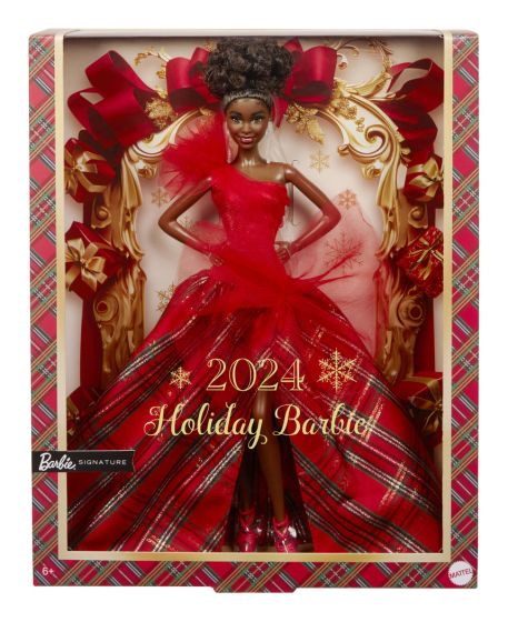 Barbie Holiday Doll Brown Hair