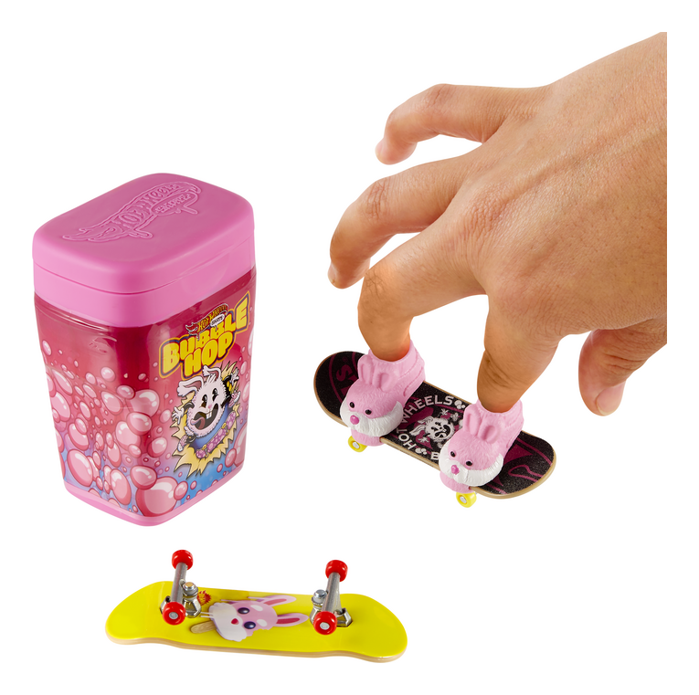 Hot Wheels Skate Gum Container 2-Pack Assortment, showing reverse