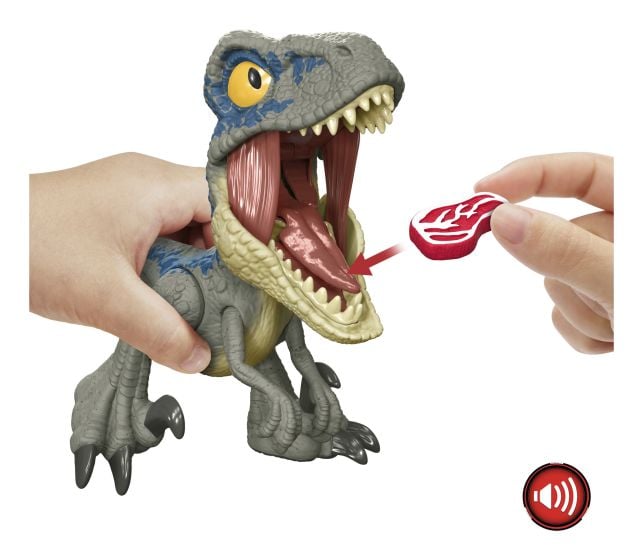 Jurassic World Blue Mega Roar Velociraptor Figure