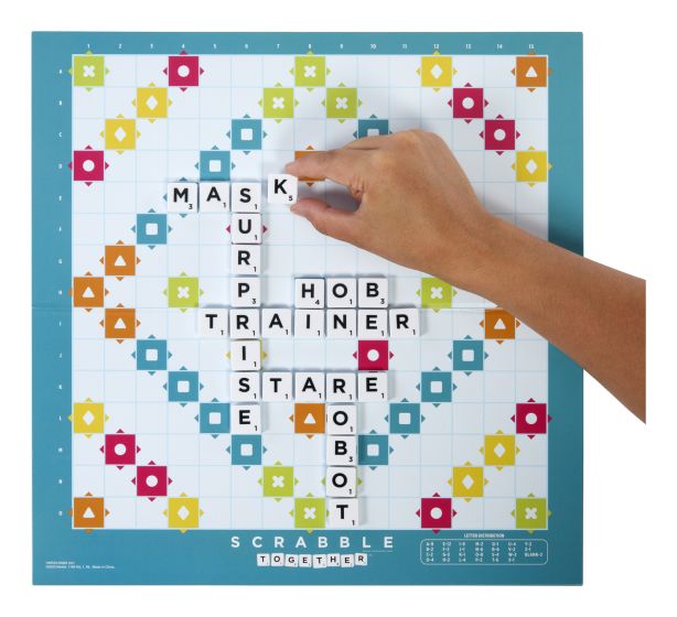 Scrabble Original, close-up detail
