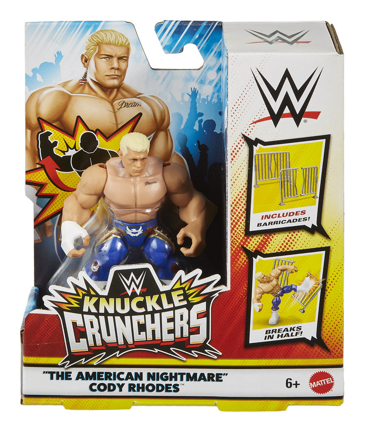 World Wrestling Entertainment (WWE) Characters 3.25" Scale Knuckle Crunchers action Figures (1-Pack)