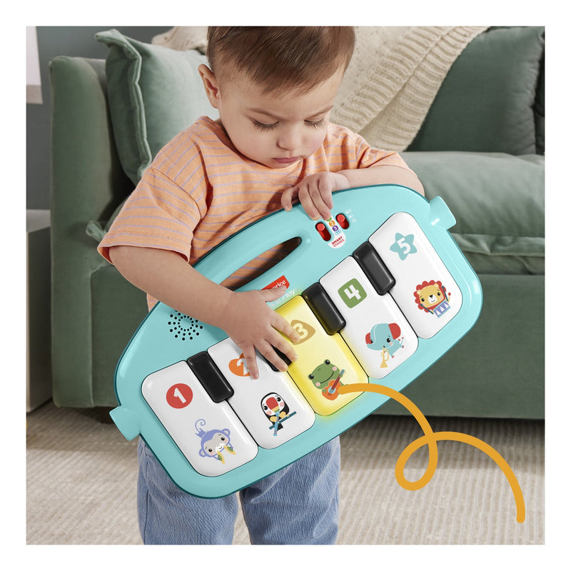 Fisher Price Glow and Grow Kick and Play Gym - Blue, alternate view
