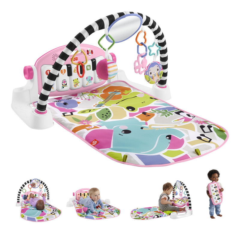 Fisher Price Glow and Grow Kick and Play Gym - Pink, additional view