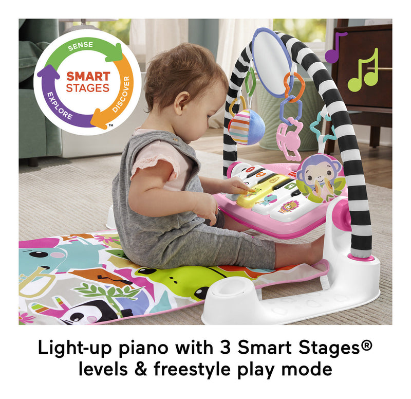 Fisher Price Glow and Grow Kick and Play Gym - Pink, product detail