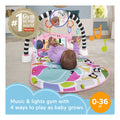 Fisher Price Glow and Grow Kick and Play Gym - Pink, showing reverse