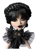 Monster High Wednesday Rave n Dress Doll, side angle