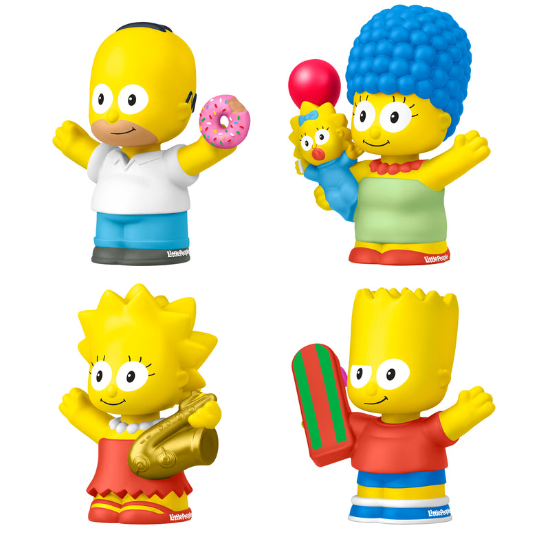 Little People Collector The Simpsons Figure Set side angle