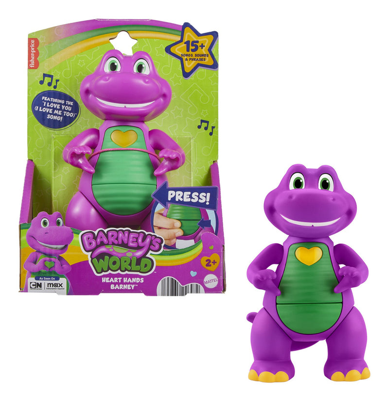 Fisher Price Heart Hands Barney, packaging shot