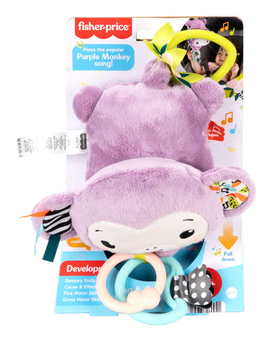 Fisher Price Sing & Go Purple Monkey collectible from Abgee