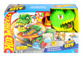 Hot Wheels City T-Rex Fire Station, in display
