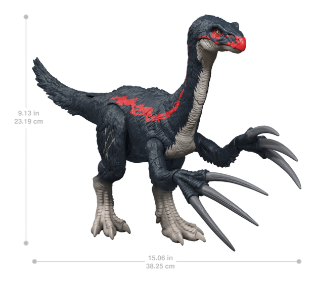 Jurassic World Chaos Theory Therizinosaurus Slash and Roar Figure