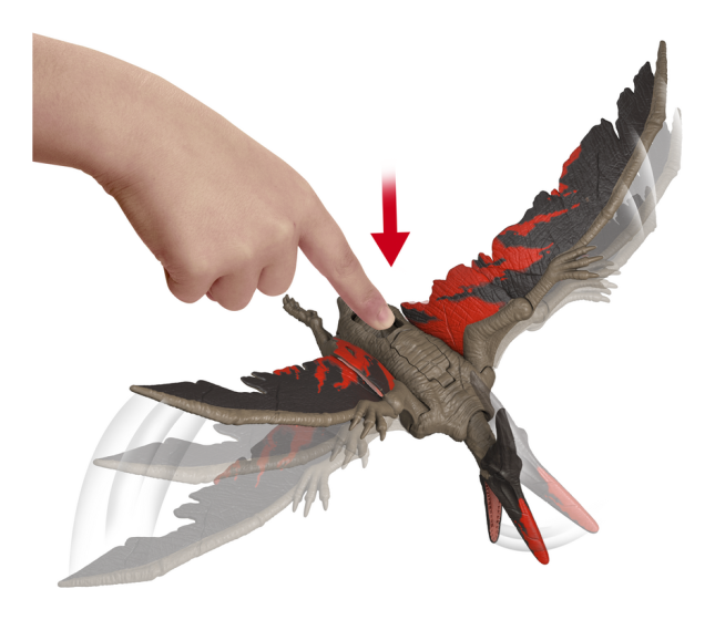 Jurassic World Wild Roar Pteranodon Action Figure