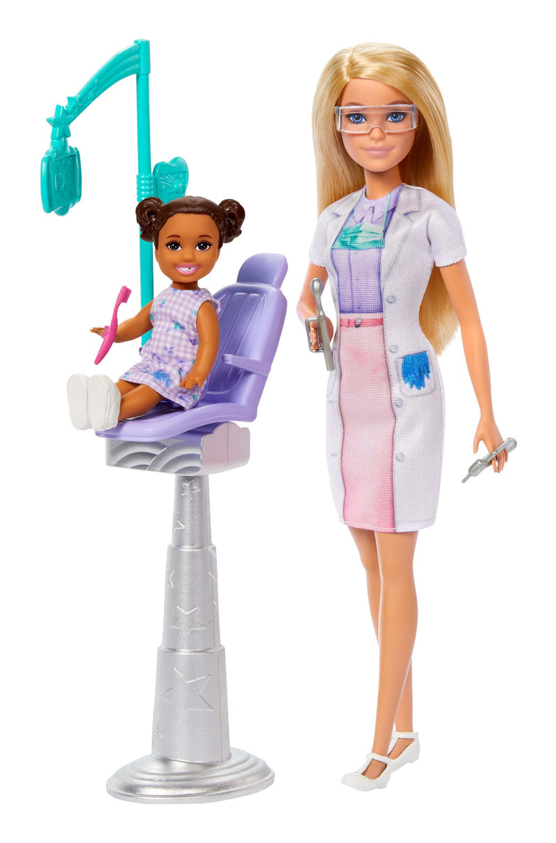 Barbie Nuturing Dentist Playset, size reference