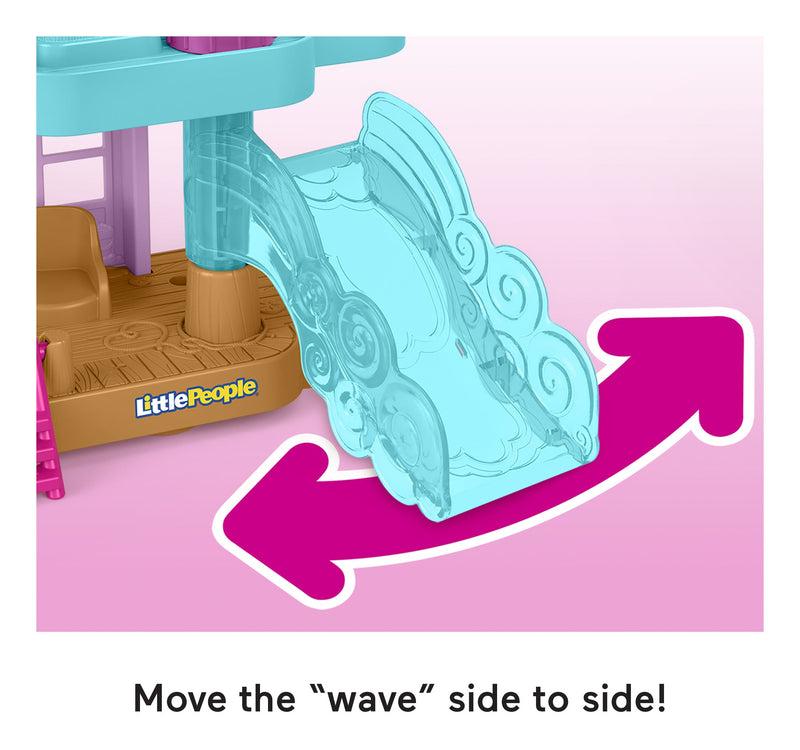 Fisher Price Little People Barbie Beach House, side angle