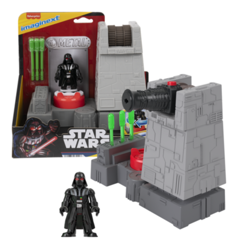Imaginext Star Wars Death Star Turret, rear view