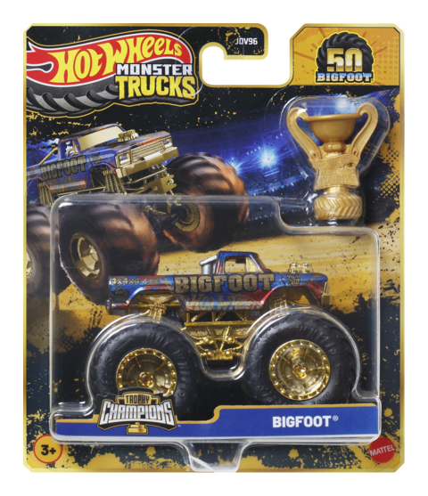 Hot Wheels MT 1:64 Bigfoot Trophy Singles Asst