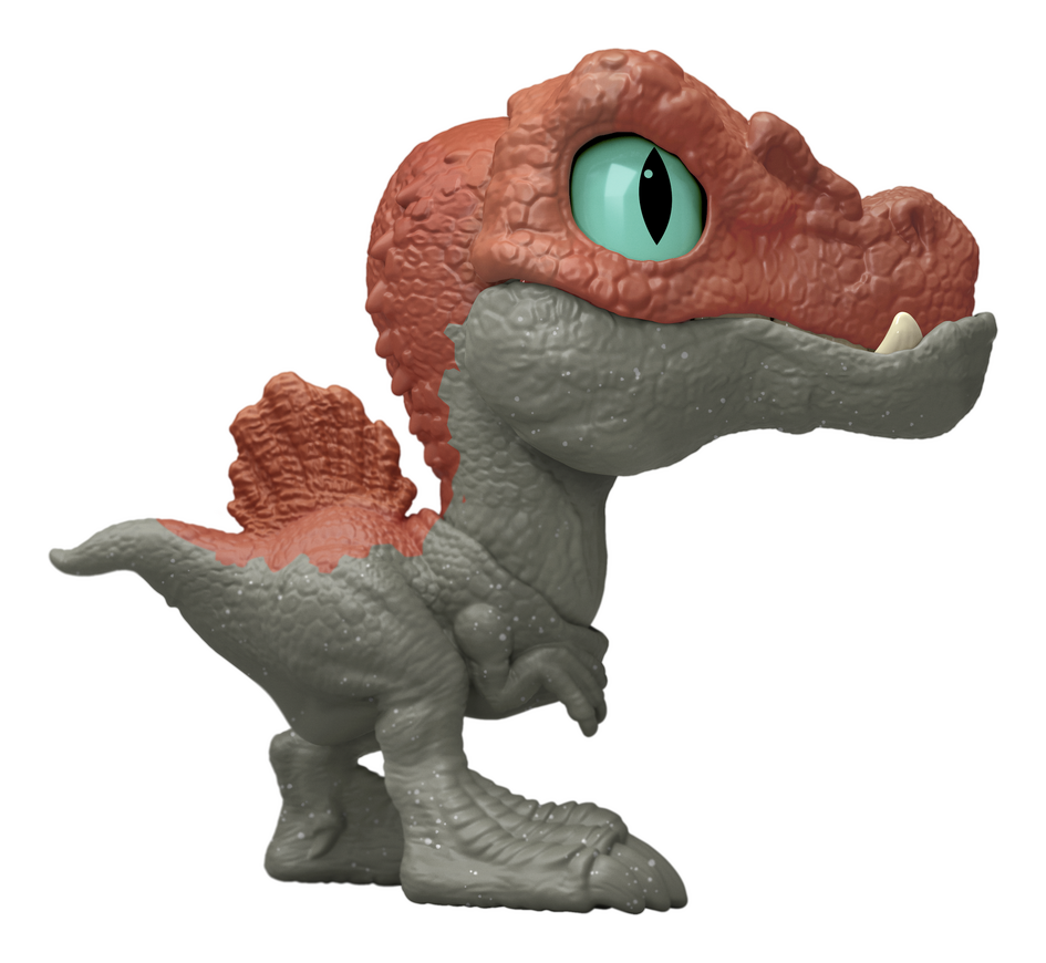 Jurassic World T. rex Velociraptor and Ankylosaurus Assorted 3" Scale Mighty Little Biters (3-Pack)