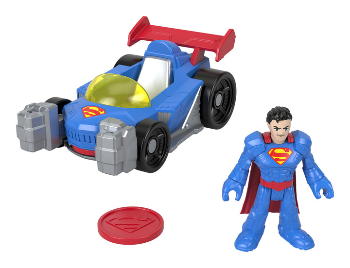 Imaginext DC Super Friends Superman 3" Scale Deluxe Figure with Vehicle