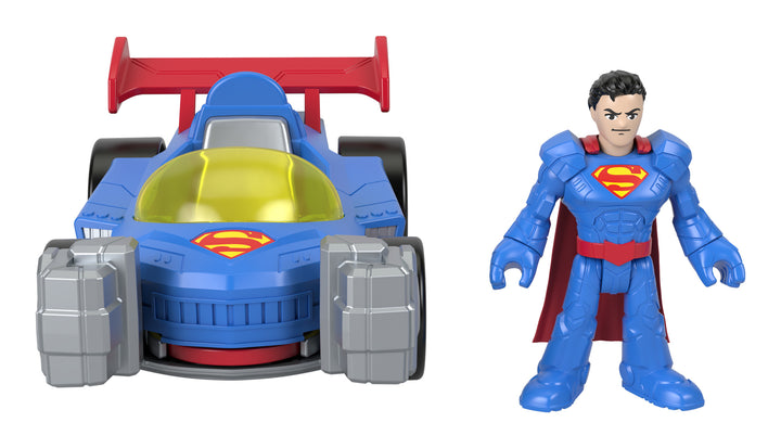 Imaginext DC Super Friends Superman 3" Scale Deluxe Figure with Vehicle