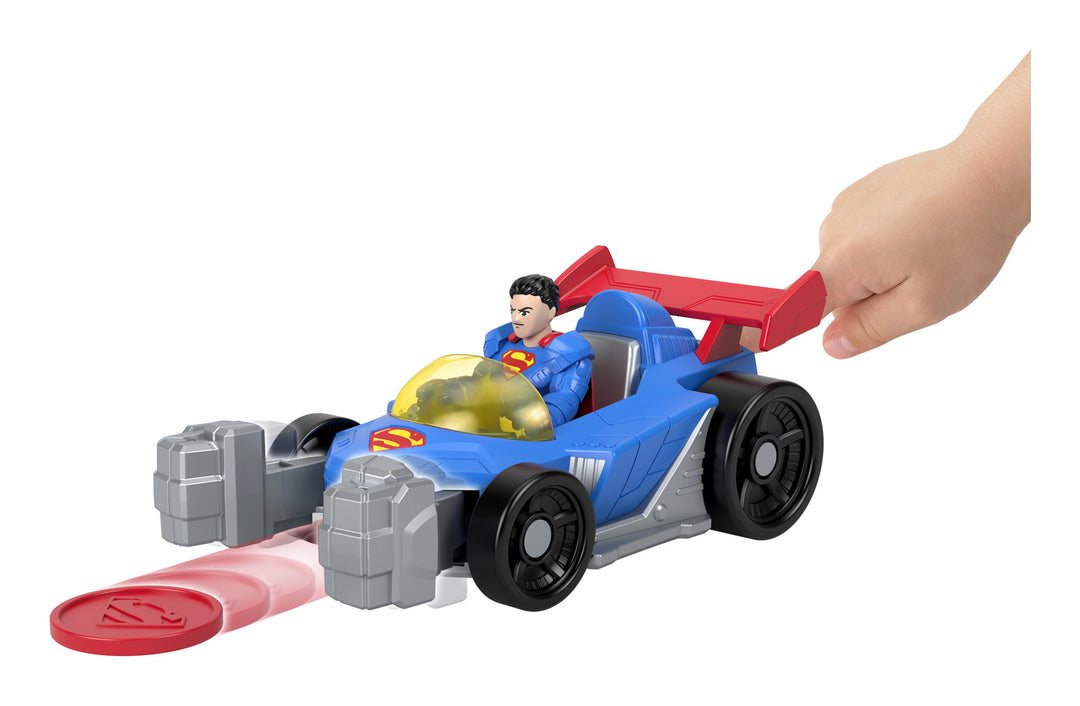 Imaginext DC Super Friends Superman 3" Scale Deluxe Figure with Vehicle