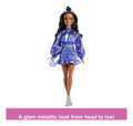 Barbie Deluxe Style Metalic - Blue Sweater, packaging shot