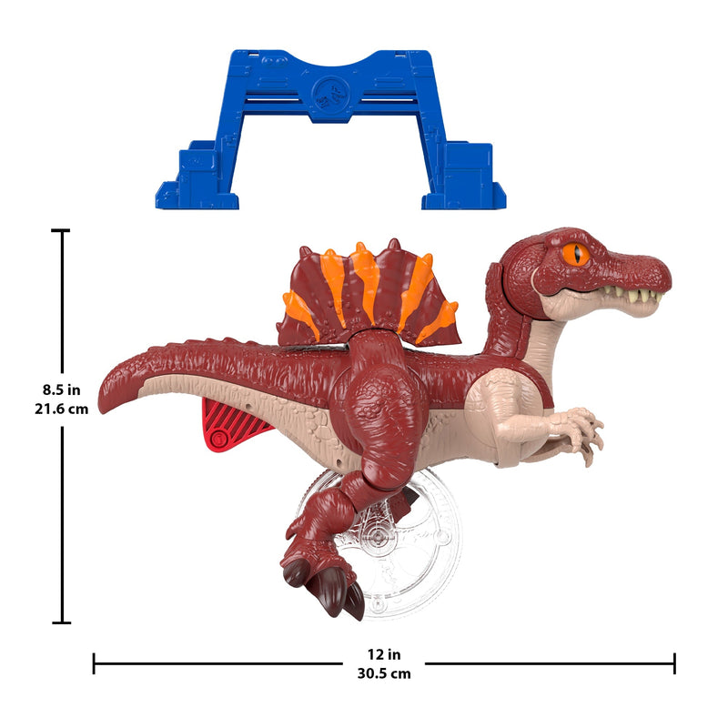 Imaginext Jurassic World 4 Running Dino, side angle