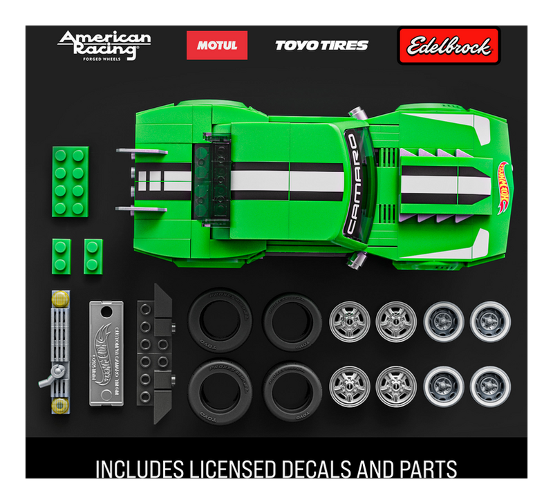 Hot Wheels Speed Custom 68 Camero, size reference
