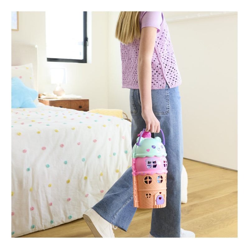 Polly Pocket Large Compact House, side angle