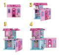 Barbie Chelsea Pop-Up House, showing reverse