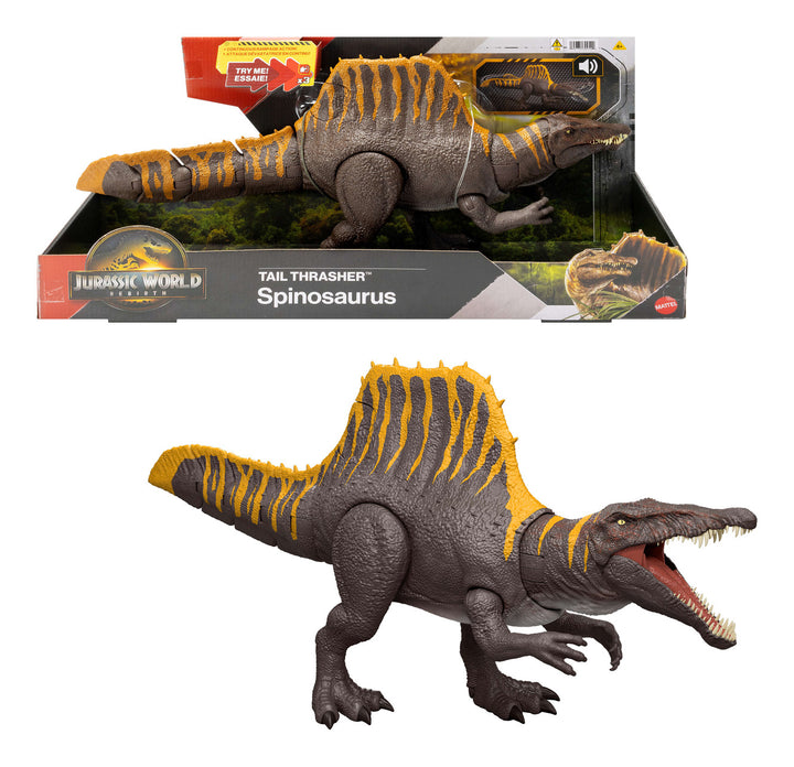 Jurassic World Rebirth Spinosaurus Action Feature Figure with Wild Roar